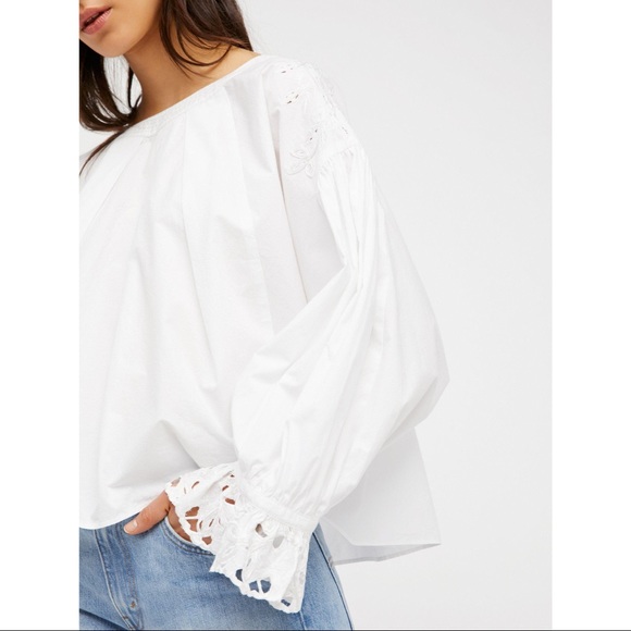 NWOT Free People Wishing Well Blouse - Picture 2 of 8